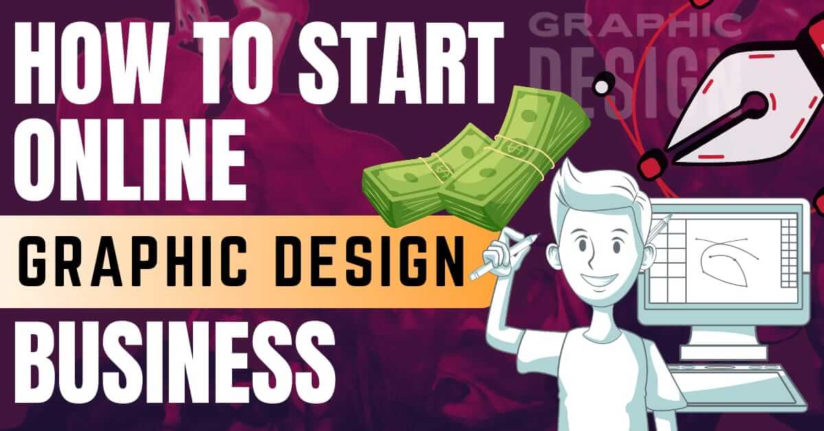 how to start online graphic design business